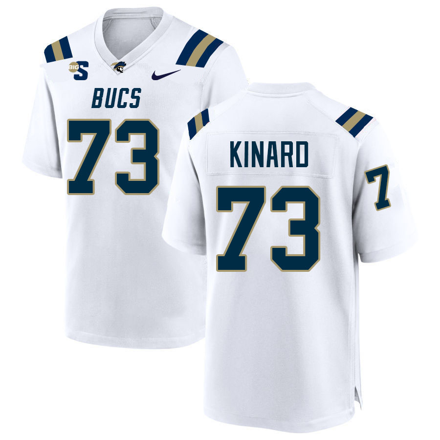 Men-Youth #73 Kendarious Kinard Charleston Southern Buccaneers College Football Jerseys Stitched Sal